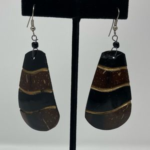 Ethnic Handmade Coconut Shell Earrings